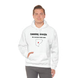 Cumming, Georgia: We're not just a funny name - Unisex Hooded Sweatshirt