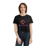 Peace & Palms - Women's Flowy Cropped Tee