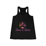 Peace & Palms - Women's Flowy Racerback Tank