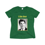 I Like Beer - Women's Heather Wicking Tee