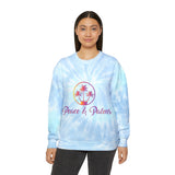 Peace & Palms - Unisex Tie-Dye Sweatshirt