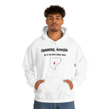 Cumming, Georgia: We're not just a funny name - Unisex Hooded Sweatshirt