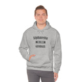 Alpharetta, Georgia - Est 1858 - Unisex Hooded Sweatshirt