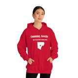 Cumming, Georgia: We're not just a funny name - Unisex Hooded Sweatshirt