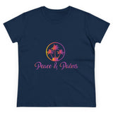 Peace & Palms - Women's Midweight Cotton Tee