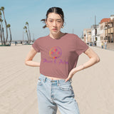 Peace & Palms - Women's Flowy Cropped Tee