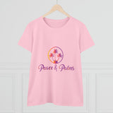 Peace & Palms - Women's Midweight Cotton Tee