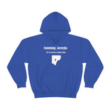 Cumming, Georgia: We're not just a funny name - Unisex Hooded Sweatshirt