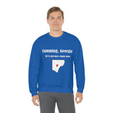 Cumming, Georgia: We not just a funny name - Unisex Crewneck Sweatshirt