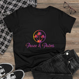 Peace & Palms - Women's Midweight Cotton Tee