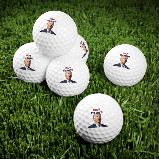 Tee Off with Joe Biden & Donald Trump Golf Balls!
