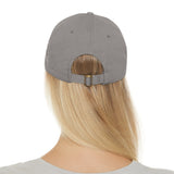 Trump Mugshot - Dad Hat with Leather Patch (Rectangle)
