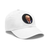 Trump Mugshot - Dad Hat with Leather Patch (Round)