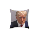Trump Mugshot - Spun Polyester Square Pillow