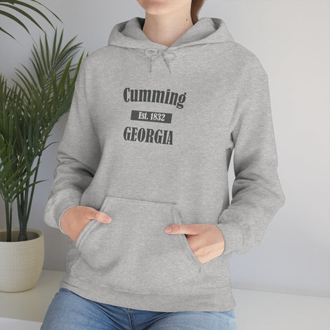 Cumming, Georgia - Est 1832 - Unisex Hooded Sweatshirt