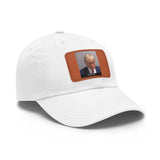 Trump Mugshot - Dad Hat with Leather Patch (Rectangle)