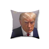 Trump Mugshot - Spun Polyester Square Pillow