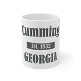 Cumming, Georgia - Est 1832 - Ceramic Mug 11oz