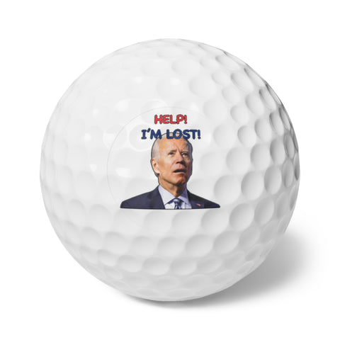 Joe Biden - Help I'm Lost : Golf Balls, 6pcs