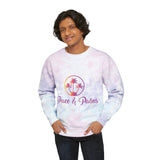 Peace & Palms - Unisex Tie-Dye Sweatshirt