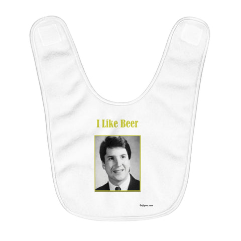I Like Beer - Fleece Baby Bib