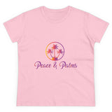 Peace & Palms - Women's Midweight Cotton Tee