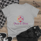 Peace & Palms - Women's Midweight Cotton Tee