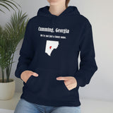 Cumming, Georgia: We're not just a funny name - Unisex Hooded Sweatshirt
